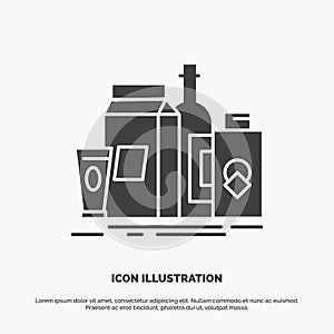 packaging, Branding, marketing, product, bottle Icon. glyph vector gray symbol for UI and UX, website or mobile application