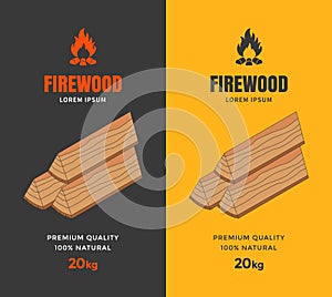 Packaging design for firewood