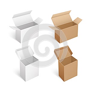 Packaging Mockups Rectangular, Square and Long