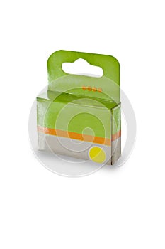 Packaging for paper clips, buttons, box