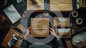 The Packaging Preparation Workspace.AI generated image