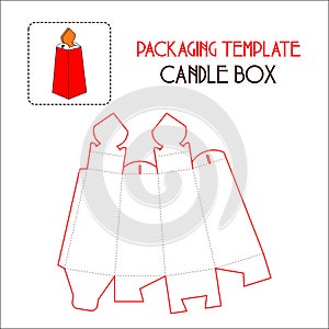 Packaging Template Candle Box