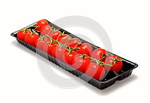 Packed cherry tomatoes