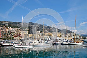 Packed Harbour at Monte Carlo