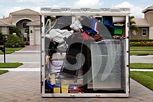 Packed Portable Storage Container photo