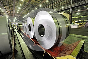 Packed rolls of steel sheet