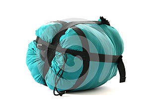 Packed sleeping-bag