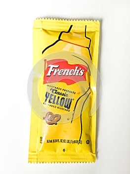 Packet of Classic Yellow Mustard
