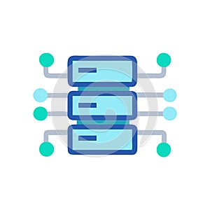 Packet Icon for Data Transfer Services
