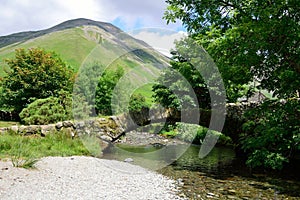 Packhorse Bridge Over the River Irt