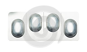 Packing oval pills, tablets