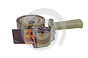 Packing tape dispenser