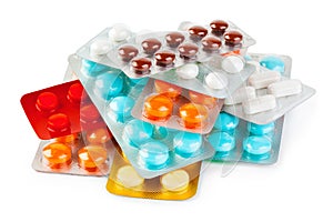 Packs of pills