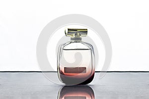 Packshot perfume bottle.