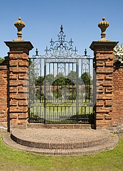 Packwood Manor House wrought iron Gates