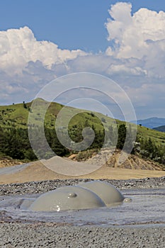 Paclele Mari natural mud volcano