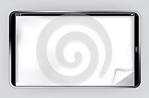 Pad with dog-ear-horizontal