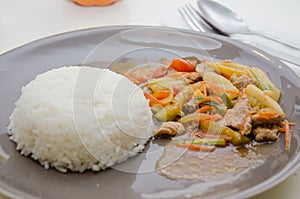 Pad Priao Wan, thai food
