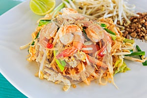 Pad Thai or Fried Rice Sticks with Shrimp