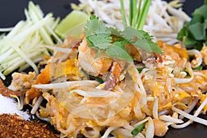 Pad Thai noodle with shrimp