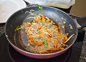 Pad Thai Noodle is Thai Food Style. The one of Thailand`s nation