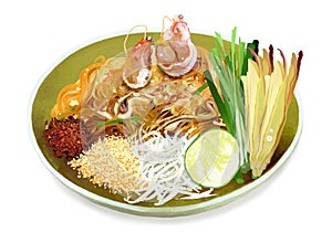 Pad Thai Noodles with Shrimps