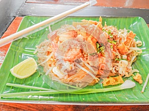 Pad Thai is a popular dish that is famous both locally and internationally.