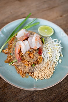 Pad Thai prawn.