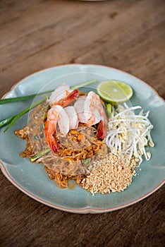 Pad Thai prawn.