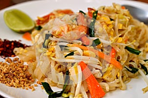 Pad Thai with shrimp