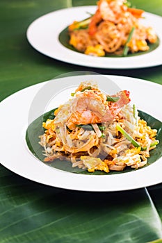 Pad Thai with Shrimps , Thai Food