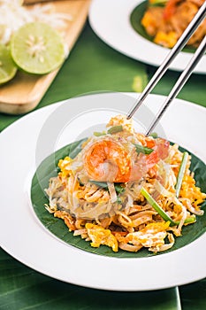 Pad Thai with Shrimps , Thai Food