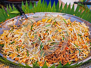 Pad thai, Stir fry noodles in thai style,