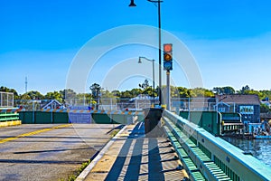 Padanaram Bridge Closed Harbor Dartmouth Massachusetts