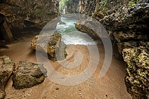 Padang Padand beach in Bali, Indonesia