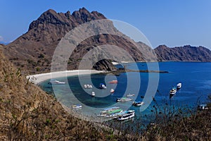 Padar Island Bay, Komodo National Park Indonesia