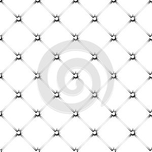 Padded upholstery buttoned rhomb vector photo