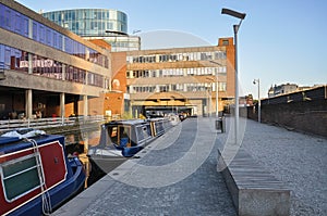 Paddington basin in London