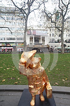 Paddington Bear Statue in London