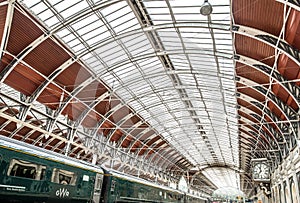 Paddington station in London