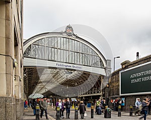 Paddington station in London