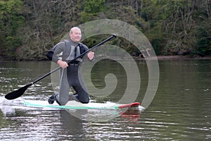 Paddle boarder