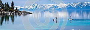 Paddle boarding photo