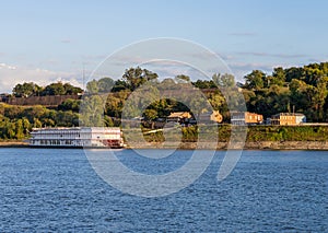 Paddle Steamer American Countess docked in Natchez Mississippi