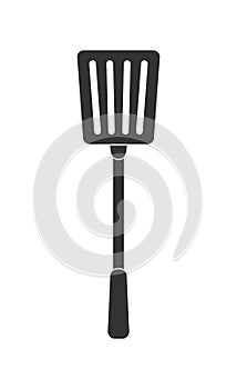 Paddle to the grill, simple icon design