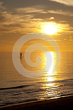 Paddleboard at Sunset