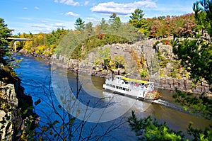 Paddleboat, autumn