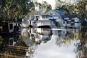 Paddlesteamers at Echuca Moama on The Murray