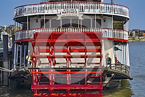Paddlewheel Natchez Steamboat Riverboat Mississippi River New Orleans Louisiana