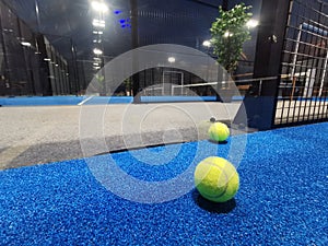 Padel Blue Net Court Tennis